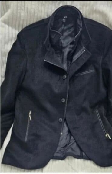 reserved muske jakne: Jakna za prelazni period, Vuna, M (EU 50), Ekskluzivno, bоја - Crna — 12