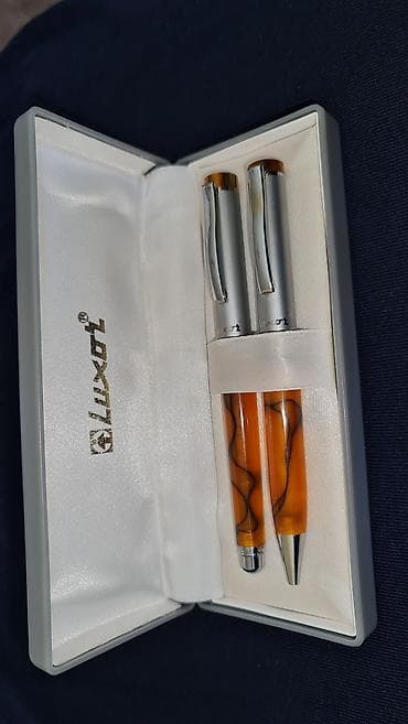 Stilski dekor: Luxor poklon set – hemijska i rolер olovka u kutiji - Brend: Luxor — 6