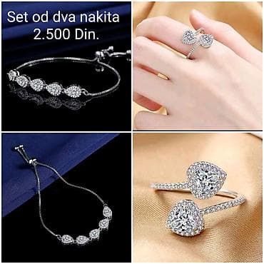 Jewellery: Elegantni posrebreni set od dva nakita sa žigom S925 od hirurskog — 2