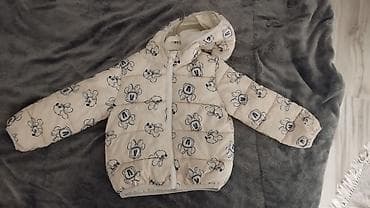 Dečije jakne sa kapuljačom – set od 2 komada - Bela prošivena jakna