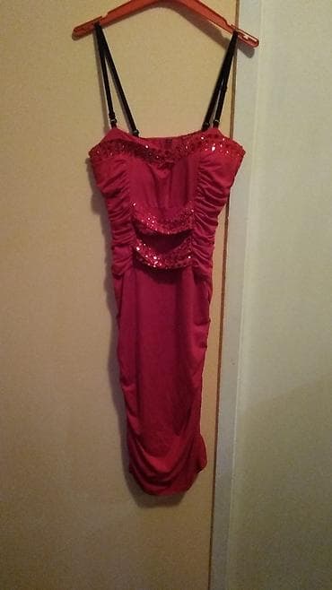 teddy bear jacket h m: Prelepa, duga haljina, uz telo je, do listova je — 1