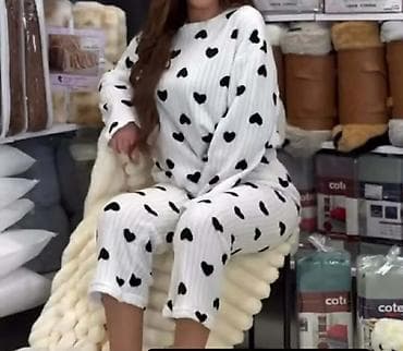 Venčanice i aksesoari: Ženske pidžame – set (gornji deo + donji deo) - Dizajn: raznovrsni — 9