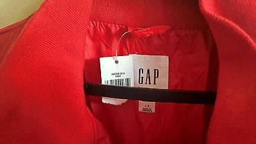 GAP muška zimska jakna – model puffer, crvena - Brend: GAP -