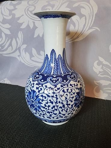 Vaza nova dinastija Qing car Qianlong 1950g+. Vaza kineska, dinastija