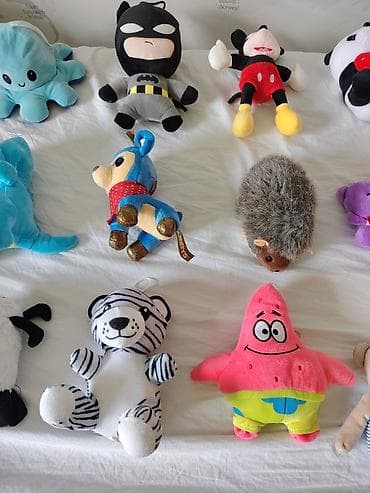 roboti igracke za decu: Veliki lot plišanih igračaka – razni likovi i životinje Sadržaj seta — 5