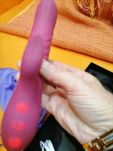 silikonski dildo: Silikonski vibrator za dame nov sa više svojih opcija. Veliki — 4