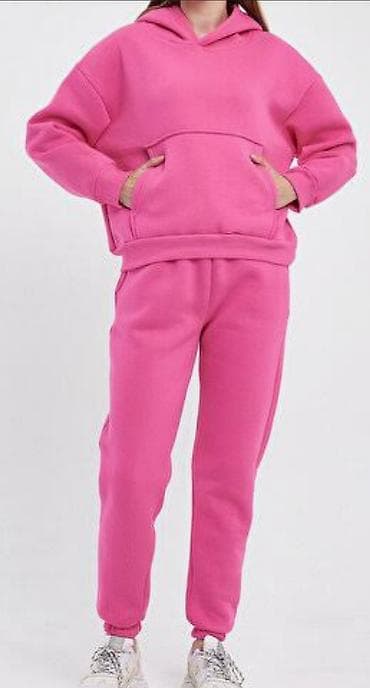 pertle za cipele: Ženski komplet trenerke – roze xl. Emacs ostecenja - Dvodijelni set — 1