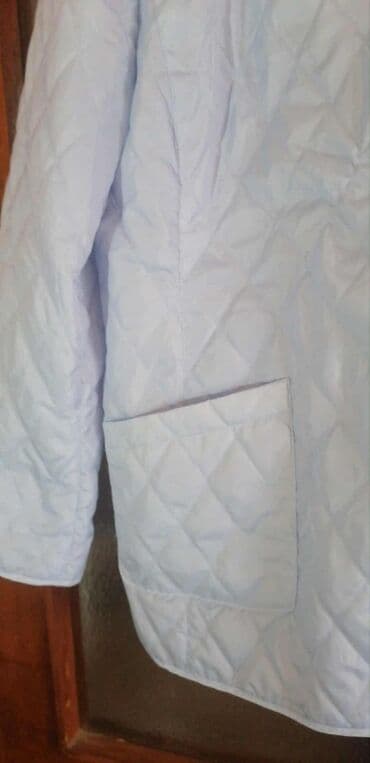 Haljine: Pikovana ženska jakna u svetloplavoj boji - Tkanina sa dijamantskim — 3