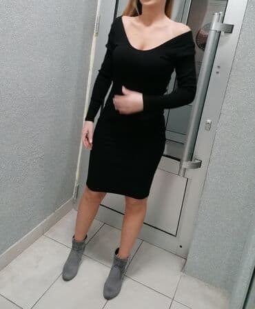 S (EU 36), color - Black, Long sleeves