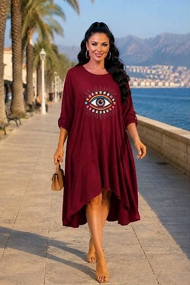 lanene haljine za punije: 08. Haljina za punije
XL 2XL 3XL 
Cena : 2.600 dinara H — 6
