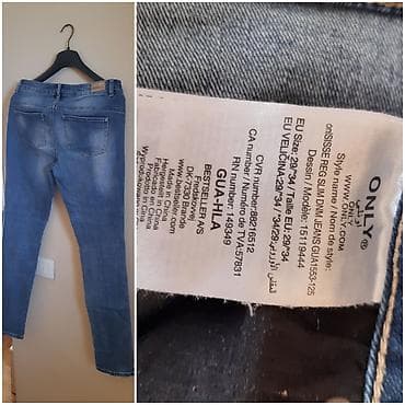 Donji delovi trenerke: ONLY ženske farmerke – model GI-HA (REG SLIM) - Veličina: EU 29/34 - — 4