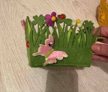 staklene šoljice za kafu: Ukrasna kutija, Platno — 3