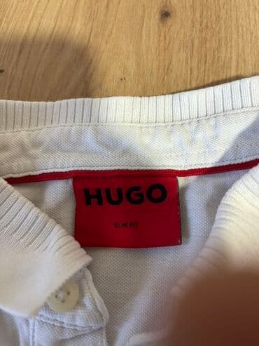 haljine sečene ispod grudi: HUGO muška polo majica – Slim Fit - Boja: bela - Kroj: slim fit — 2