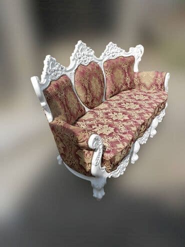 fotelja mojca: Stilski trosed,fotelje,sofa,puno drvo.Novo — 2