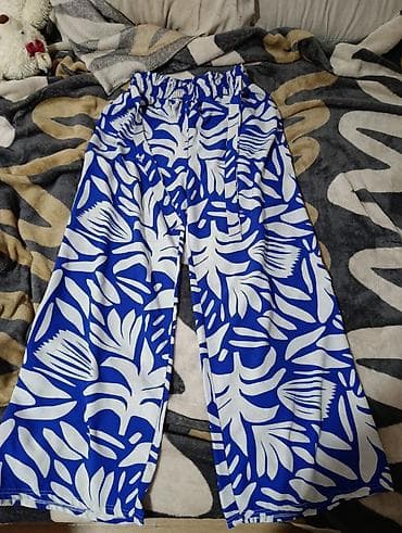 Ženske letnje pantalone sa širokim nogavicama - Model: široke palazzo