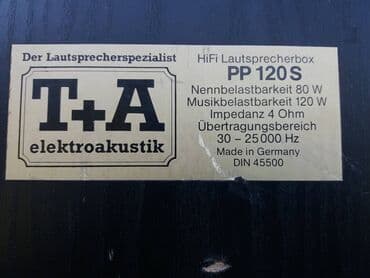 Zvučnici i stereo sistemi: T+A pp120s(visoke)-delovi -kutije- prazne; 77x26,5x24(d)cm; potrebno — 4