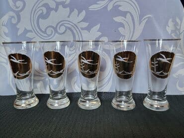 kristalne čaše prodaja: Case za pivo itd.kristalno staklo 1960g+. Case komada 5 u — 8