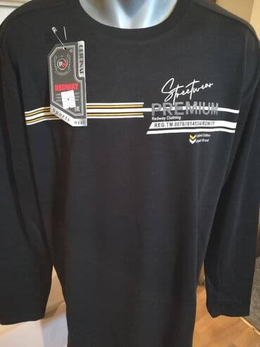 Suits: Sweatshirt, 3XL, 4XL, color - Black — 5