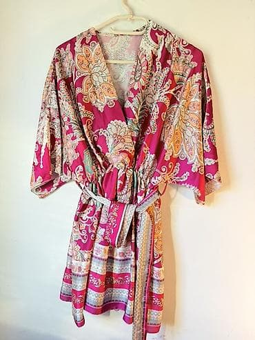 hugo bos majica: Kimono haljina/kimono ogrtač sa pojasom - Boja i dezen: intenzivna — 4