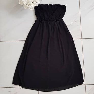 crop top c a: Bоја - Crna, Koktel, klub, Top (bez rukava) — 1