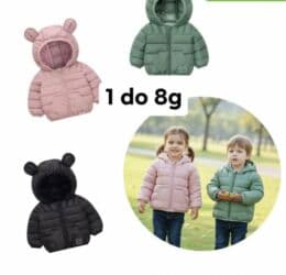 Farmerke: Dečije jakne Cena: 2700 din Opis: - Tople, pufnaste dečije jakne sa — 2