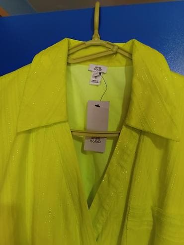 Ženska haljina River Island – model “Yellow Bright Ethnographic” M — 7