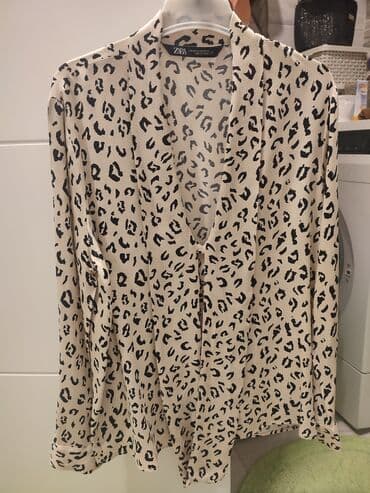 c a tunike: Zara, XS (EU 34), Viscose, Animal, color - Multicolored — 4