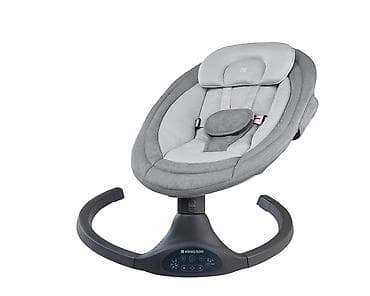 njihalica za bebe do 18kg: KIKKA BOO ljuljaška Codie sa daljinskim upravljačem – light grey — 5