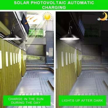 luster na daljinski: Cena 1950 din Led luster sa solarnim panelom Odlicno za — 7