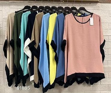 Donji veš: Ženska bluzica/pončo „Emi Moda“ – Made in Italy - Kroj: širok, pončo — 3