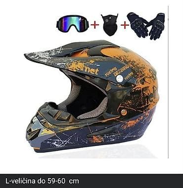 provera boots: Fa, Komplet za motocross/off-road vožnju – kaciga + naočare + maska za — 7