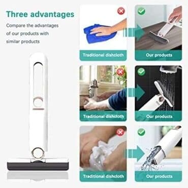 krpa za ciscenje bakarnih cevi: Mini mop za čišćenje 1850 RSD Prenosivi mini mop, samoosetljivi sunđer — 2