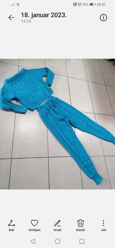 Sweatsuit Sets: Komplet trenerka trikotaža
Novo
Vel S M
Povoljno
Sniženje — 7