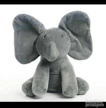 šubare od pravog krzna: Slon Koji Igra, Peva i Mrda Usima NOV Raspevani Slon Peek a Boo AKCIJA — 4