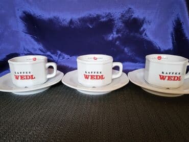 solje za caj: Solje vintaz pun porcelan. Solje vintaz,perfektne. Komada 6 u ceni — 4