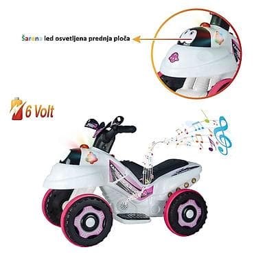 vozila za decu: Motor Ant 6V – beli (šifra proizvoda: 30) Električni dečiji — 4