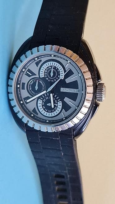 vaneli bor: Police Timepieces muški ručni sat, model 11941J. - Kućište: nerđajući — 6