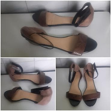 carmela sandale: H&M braon sandale - Veličina: 39 - Materijal: kombinacija — 2