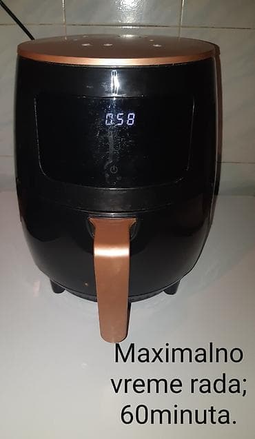 aparat za vodu cene: Friteza na vruć vazduh (air fryer) SilverCrest S18– zapremina korpe 6 — 5