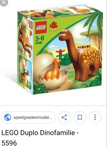 dinosaurusi: Lego duplo set 5596 .na slici su tri seta i 5596. lego dinosaurus — 1