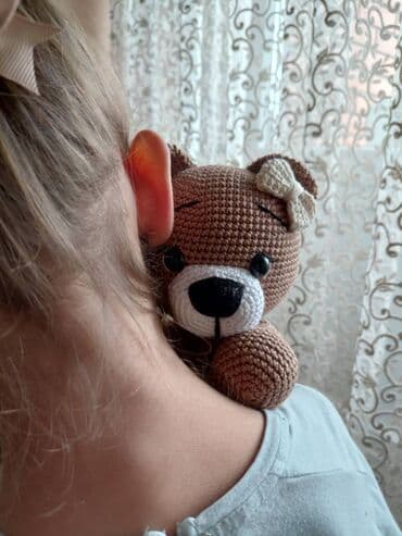 Igračke: Najslađi prijatelj 🐾 Heklani meda 🐻 Napravljena je od pamučnog