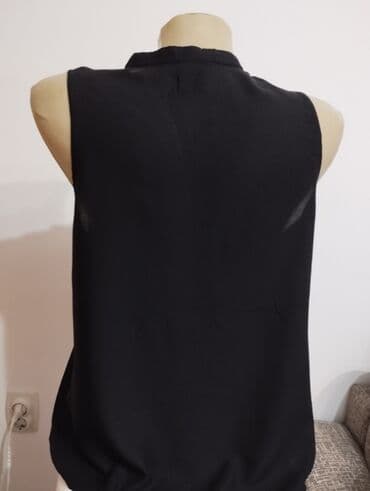 c a tunike: H&M, M (EU 38), Viscose, Geometrical, color - Black — 7