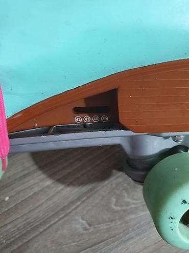 ski pantalone deca: Rolsule - Boja čizme: mint/tirkizna - Pertle: jarko roze - Visoka — 8