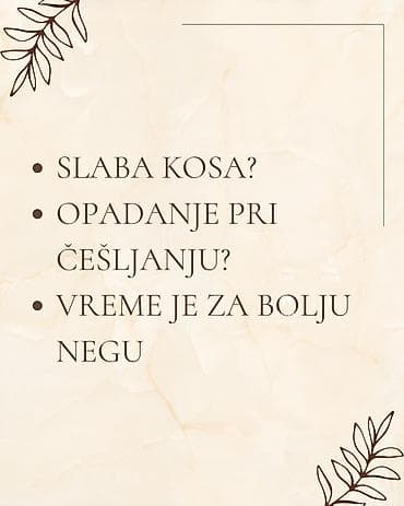 Muči vas pojačano opadanje kose ili osećaj da vam je kosa sve tanja? 🌿 na lalafo.rs Muči vas pojačano opadanje kose ili osećaj da vam je kosa sve tanja? 🌿