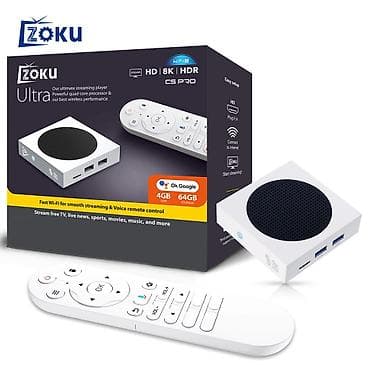 mikrofon i zvucnik za decu: ZOKU Ultra C5 Pro – TV boks sa glasovnim daljinskim Uz uređaj dobijate — 1