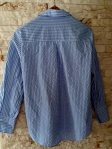 Sweatpants: Shirt Zara, color - Light blue — 2