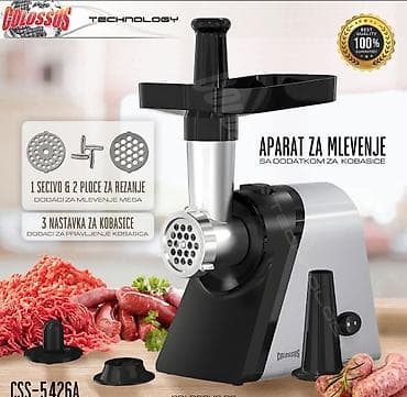 Colossus Technology aparat za mlevenje mesa sa dodatkom za kobasice –