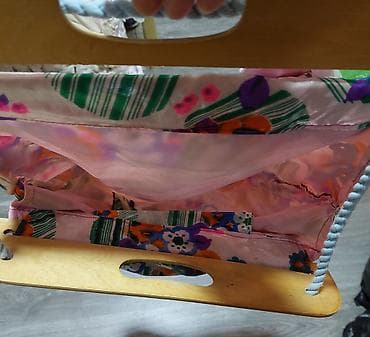 Upaljači i prateća oprema: Torba sa drvenim ramom i užetom-rukohvatom - Materijal: glatka — 3