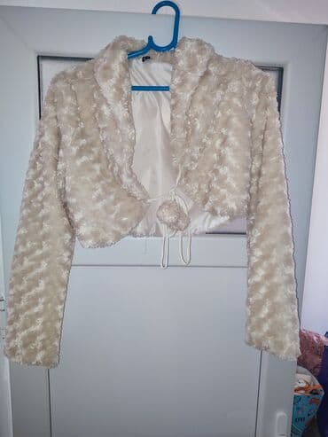 kaputi ramax: XS (EU 34), With lining, Faux fur, color - ivory — 1