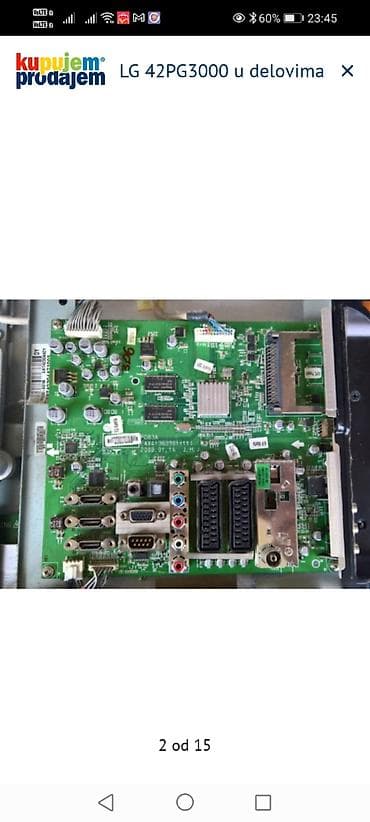 antena za digitalnu televiziju: LG 42PG3000 – delovi za plazma TV Dostupne ploče i komponente sa — 3